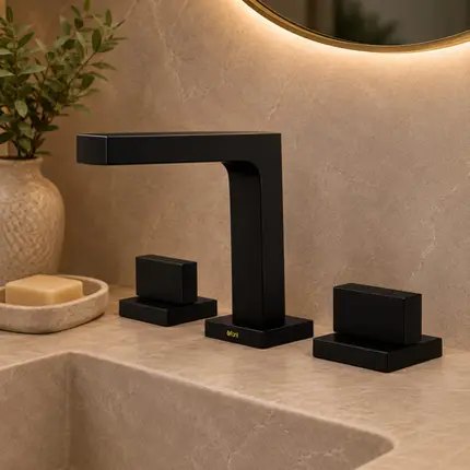 Misturador de Mesa Fani Horus Preto Fosco 1877 BK450