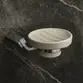 Saboneteira de Parede Cromada Louça e Latão Premium