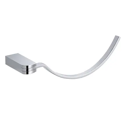 Porta Toalha de Rosto Mondrian 29cm Latão Cromado Premium