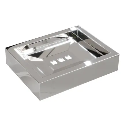 Porta Sabonete Italy Line Fatto Inox Polido