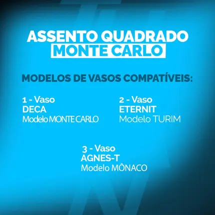Assento Sanitário Tupan Deca Termofixo Monte Carlo Premium