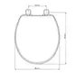 Assento Sanitário Universal Tupan Soft Close Branco Conforto