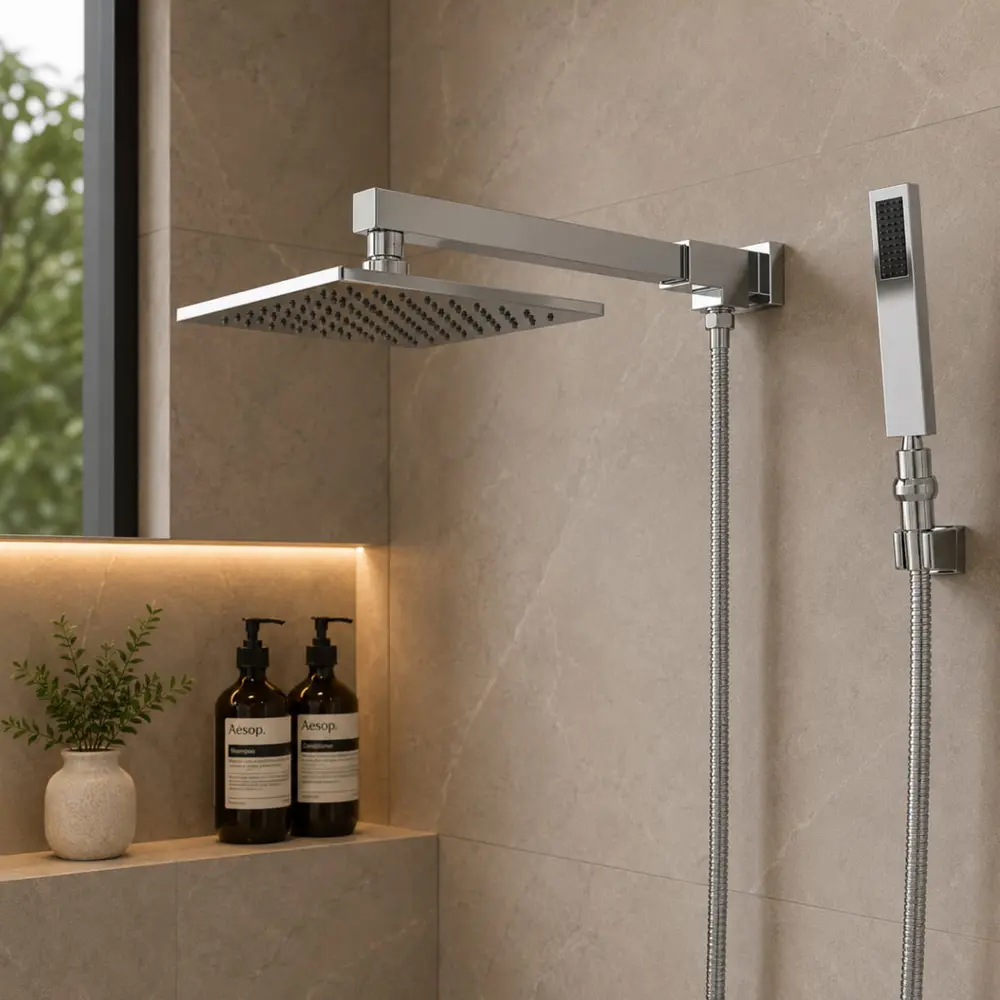Chuveiro Articulado de Parede com Desviador Fani Versata Cromado 3300 C120