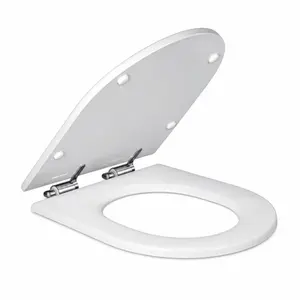 Assento Deca em Poliéster Slow Close Carrara/Duna/LK/Level/Nuova Branco AP.237.17