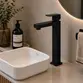 Monocomando de Mesa Bica Alta Fani Retta Preto Fosco 6877 BK330