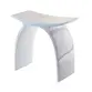 Banqueta Arc em Resina Branco