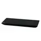 Bandeja Slim 12x28cm em Resina Preto Fosco
