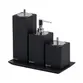 Bandeja Slim 12x28cm em Resina Preto Fosco