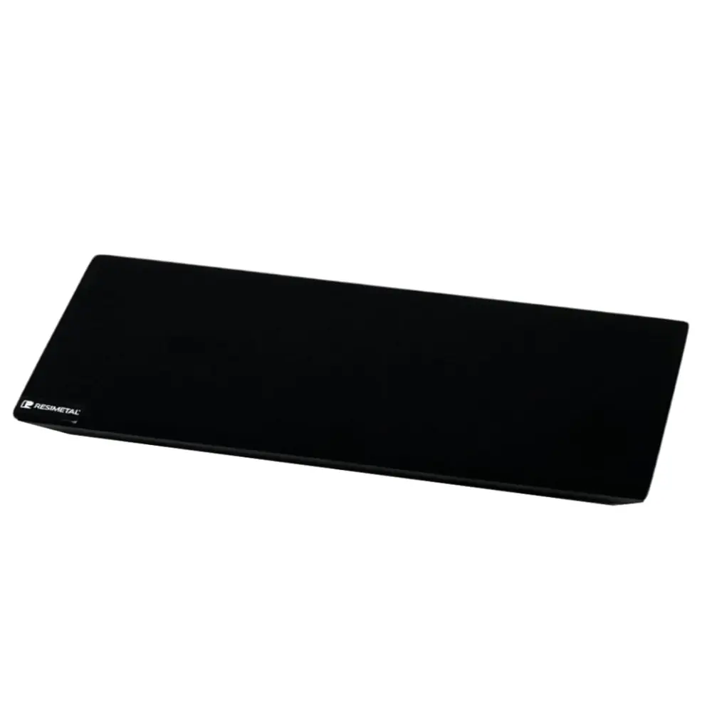 Bandeja Slim 12x28cm em Resina Preto Fosco