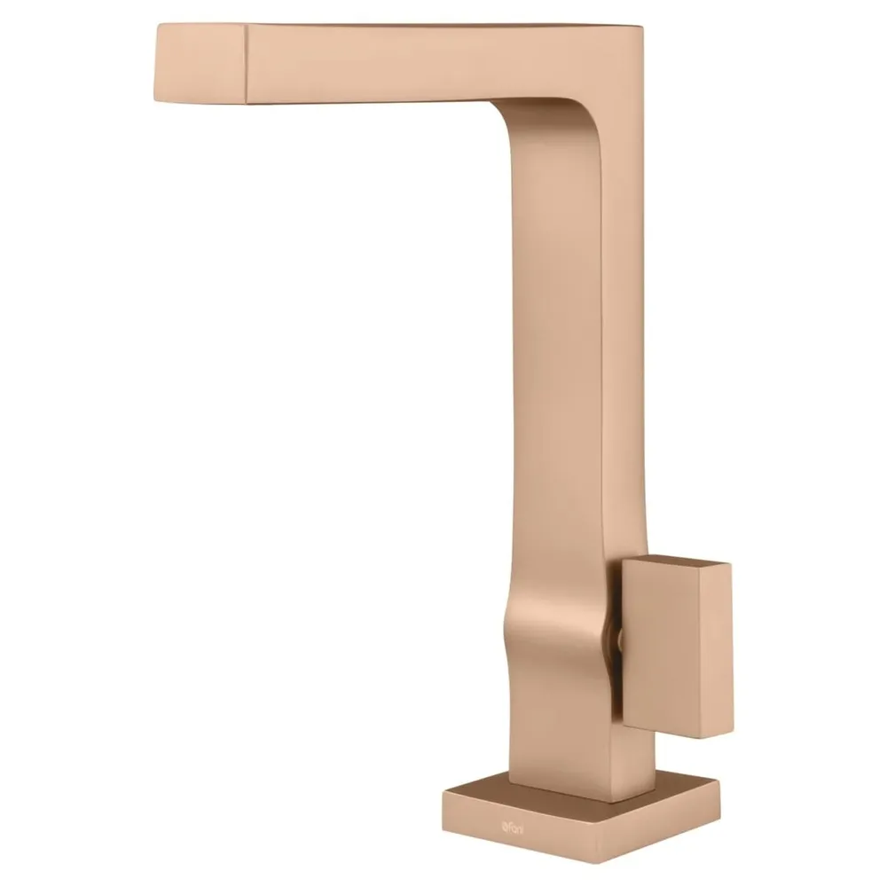 Torneira de Mesa para Banheiro Fani Horus Champagne 1195 CH450