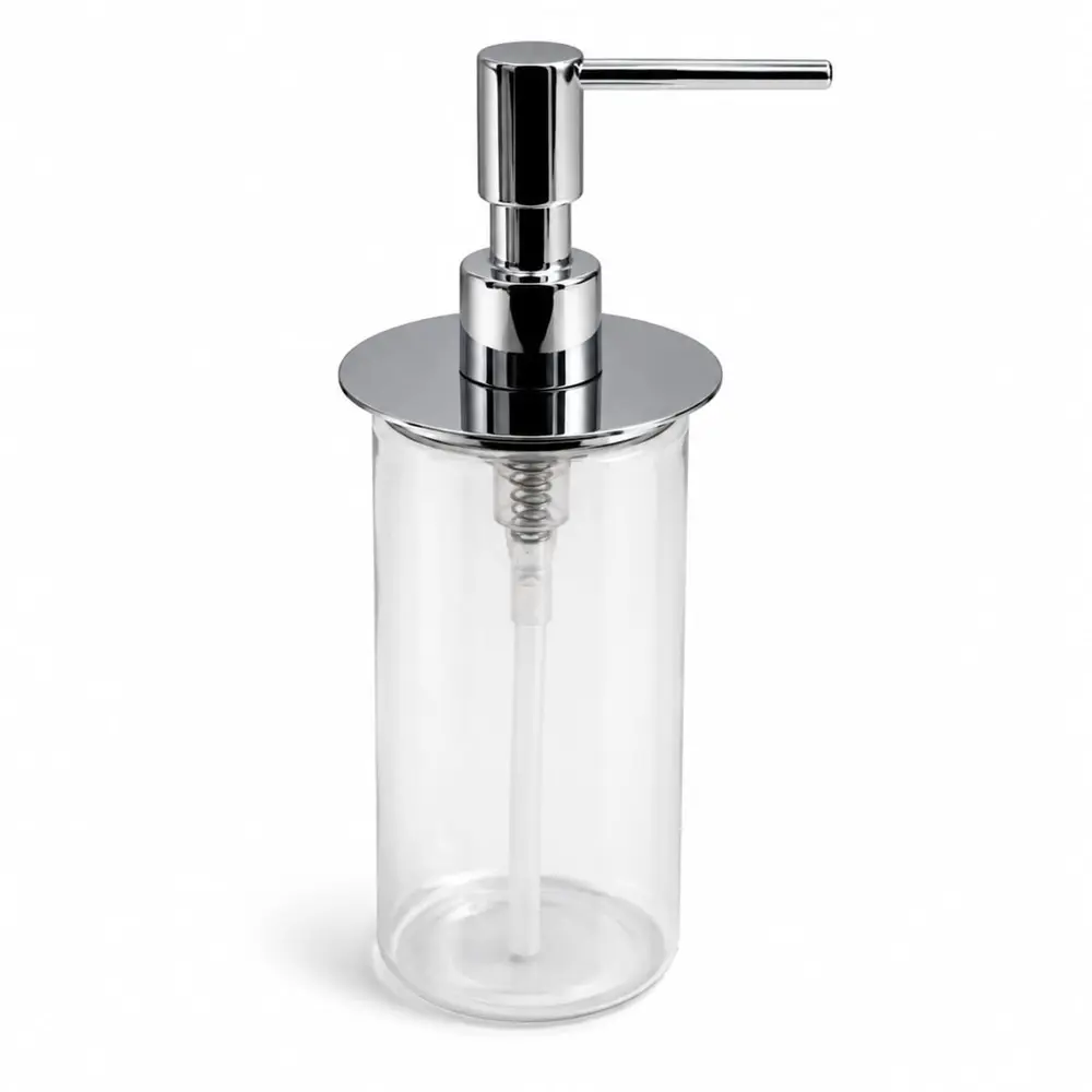 Válvula Cromada com Dispenser para Saboneteira Líquida