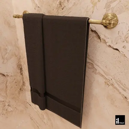 Porta Toalha 45cm Italy Line Marrocos Dourado