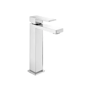 MISTURADOR MONOCOMANDO BICA ALTA PARA LAVATÓRIO KROMMA QUADRATTA CROMADO KR279