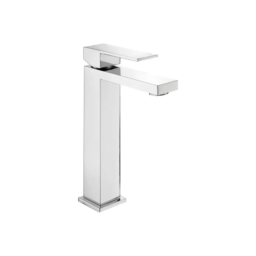 MISTURADOR MONOCOMANDO BICA ALTA PARA LAVATÓRIO KROMMA QUADRATTA CROMADO KR279