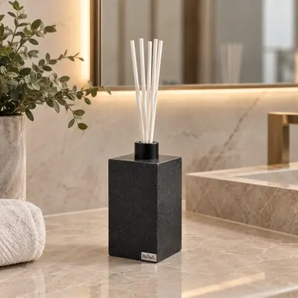 Difusor de Ambientes em Mármore Preto Escovado
