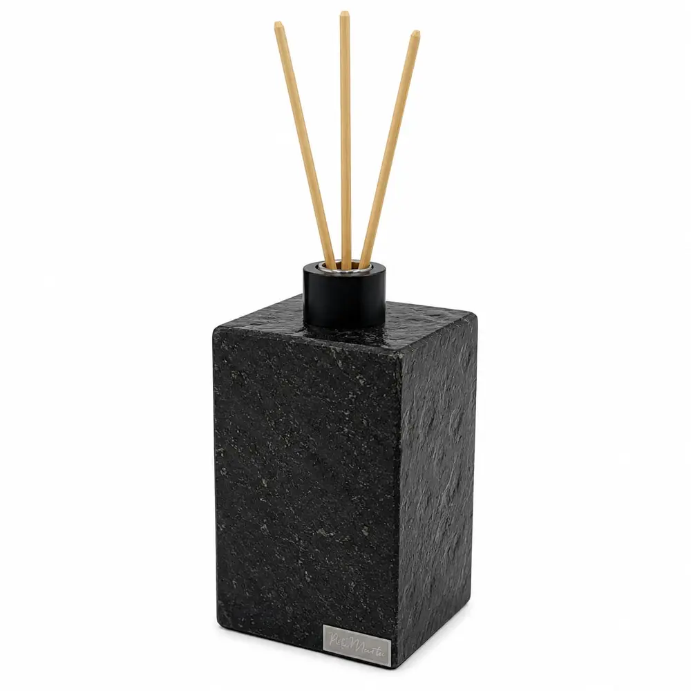 Difusor de Ambientes em Mármore Preto Escovado