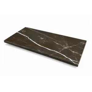 Bandeja em Mármore Bronze Armani 15x30cm
