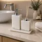 Conjunto Banheiro 2 Peças em Resina Madreperola - Cromado