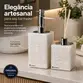 Conjunto Banheiro 2 Peças em Resina Madreperola - Cromado
