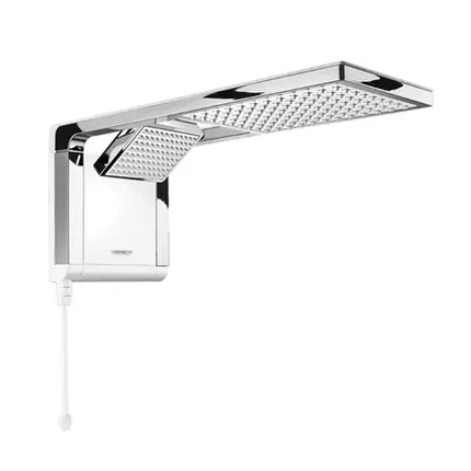 Chuveiro  127V Lorenzetti Acqua Duo Ultra Branco - Cromado
