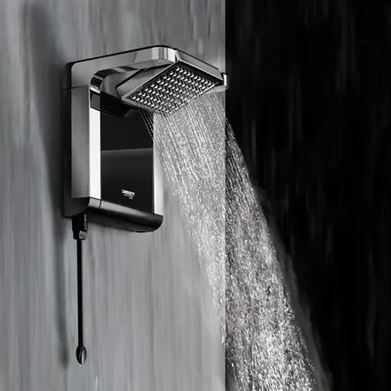Chuveiro 127V Lorenzetti Acqua Star Ultra Preto - Cromado