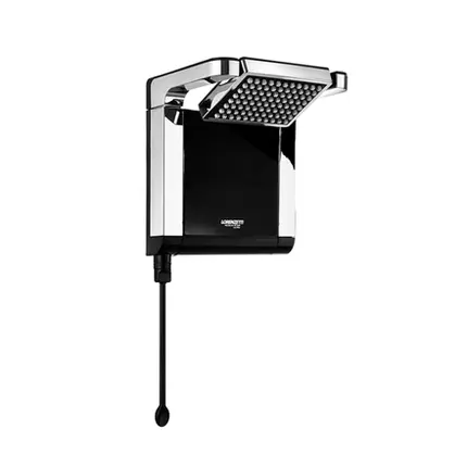 Chuveiro 127V Lorenzetti Acqua Star Ultra Preto - Cromado