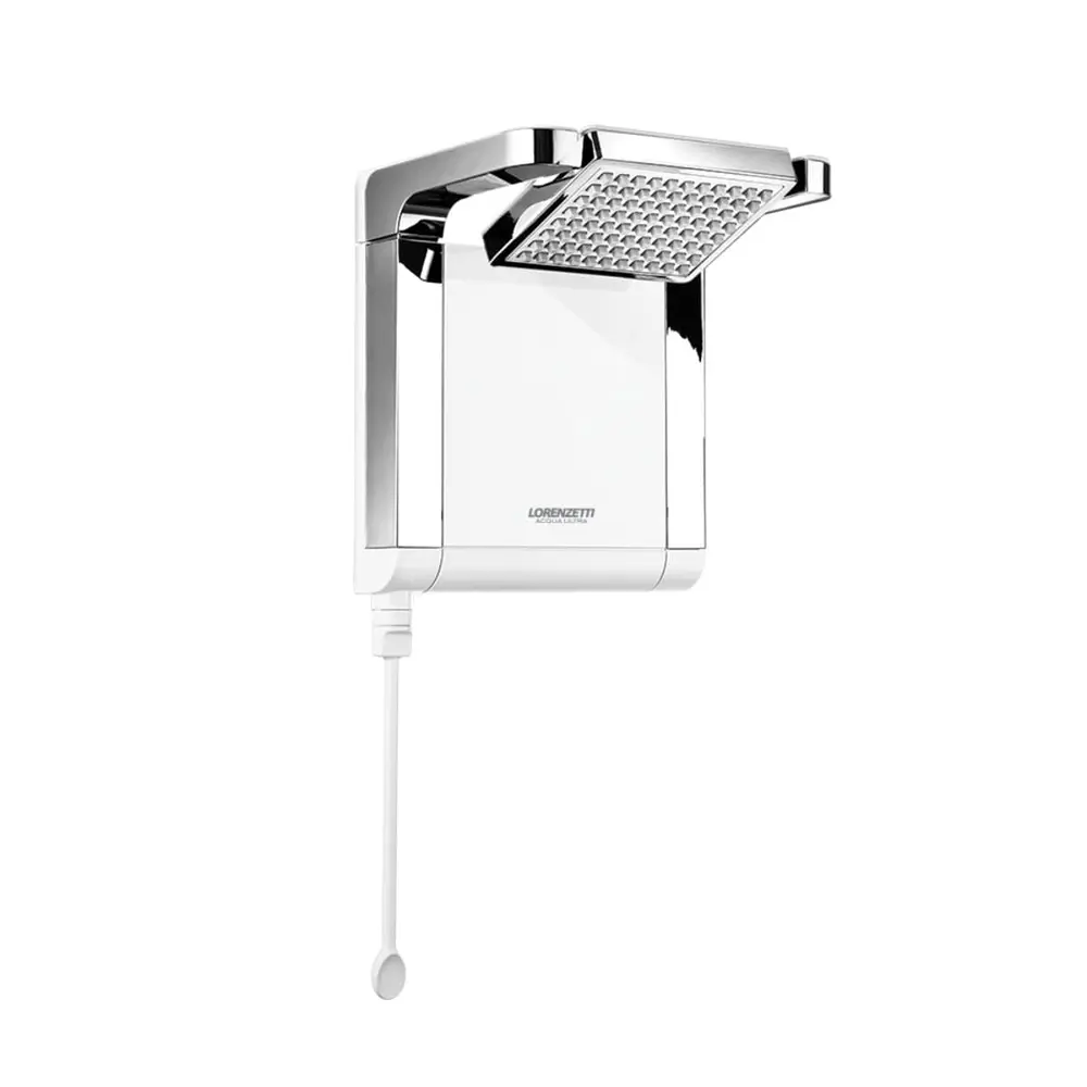 Chuveiro 220V Lorenzetti Acqua Star Ultra Branco - Cromado