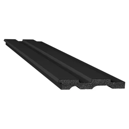 Ripado de Poliestireno Preto com 55mm de Largura Santa Luzia