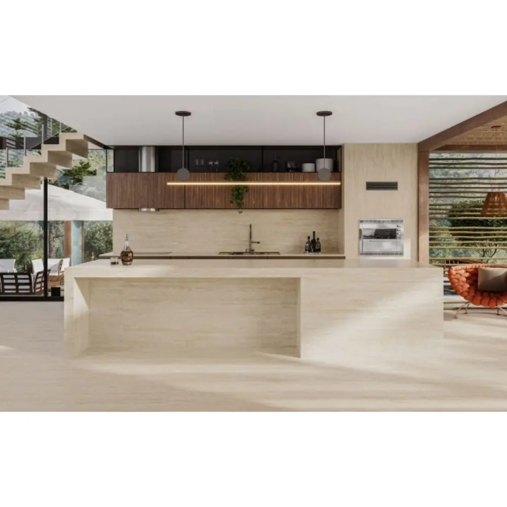 Porcelanato Biancogres Travertino Navona Satin 90x90cm