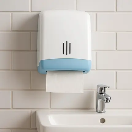 Dispensador de Papel Jackwal Branco e Azul 002.417