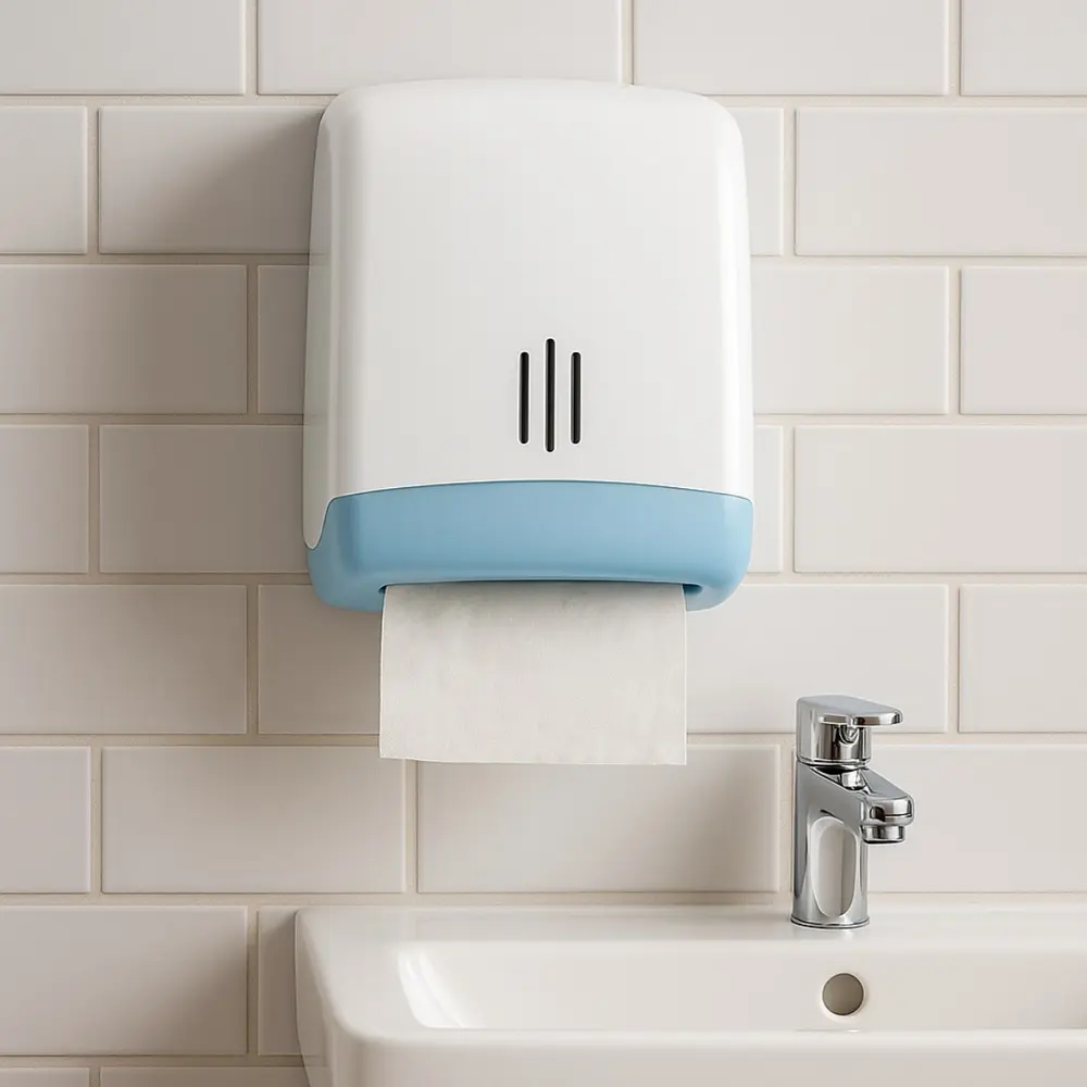 Dispensador de Papel Jackwal Branco e Azul 002.417