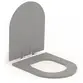 Assento Original Poliester Roca Neo Cinza Matte