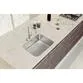 Cuba de Embutir Tramontina Dora 50 BL R6 50x40cm em Inox Acetinado com Válvula e Escape - 94018113