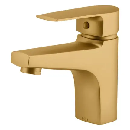 Misturador Monocomando de Mesa Bica Baixa Fani Bold Dourado Fosco 6875 DV370