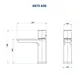Misturador Monocomando Bica Baixa Fani Elegance Cromado 6875 C650
