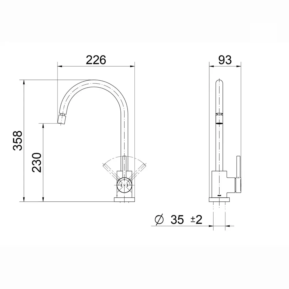 Misturador Monocomando para Cozinha DocolSpice Cromado 905606