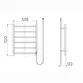 Toalheiro Térmico de Parede Square 127v DocolCozy Inox Polido 90009177004