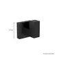 Cabide Deca Quadratta Black Matte 2060.BL83.MT