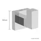 Cabide Deca Quadratta Cromado 2060.C83