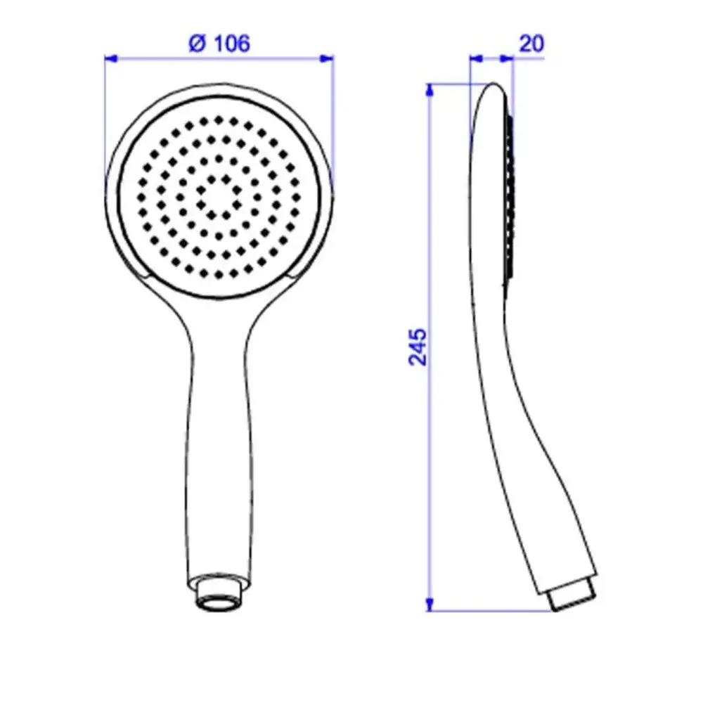 Ducha Manual Deca Bell Cromado 4889.C