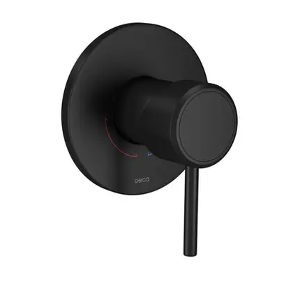 Acabamento Monocomando para Chuveiro Deca You Black Matte 4993.BL104.CHU.MT