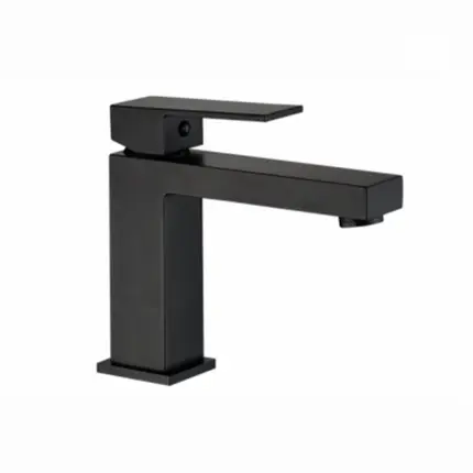 Misturador Monocomando para Lavatório Kromma Quadratta Black Matte KR275 11BLM