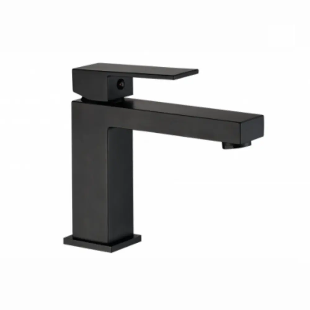 Misturador Monocomando para Lavatório Kromma Quadratta Black Matte KR275 11BLM