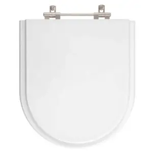 Assento Sedile em Inox com Rebite Aparente Riviera Celite Branco