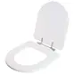 Assento Sedile em Inox com Rebite Aparente Riviera Celite Branco