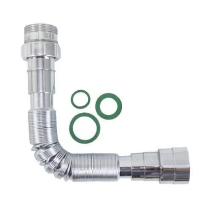 Sifão Universal Extensível de Plástico MK Cromado 2691 CR