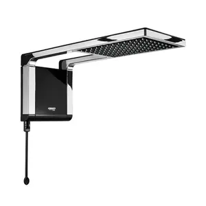 Chuveiro 127V Lorenzetti Acqua Storm Ultra Preto - Cromado