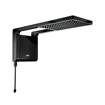 Chuveiro 220V Lorenzetti Acqua Storm Ultra Preto