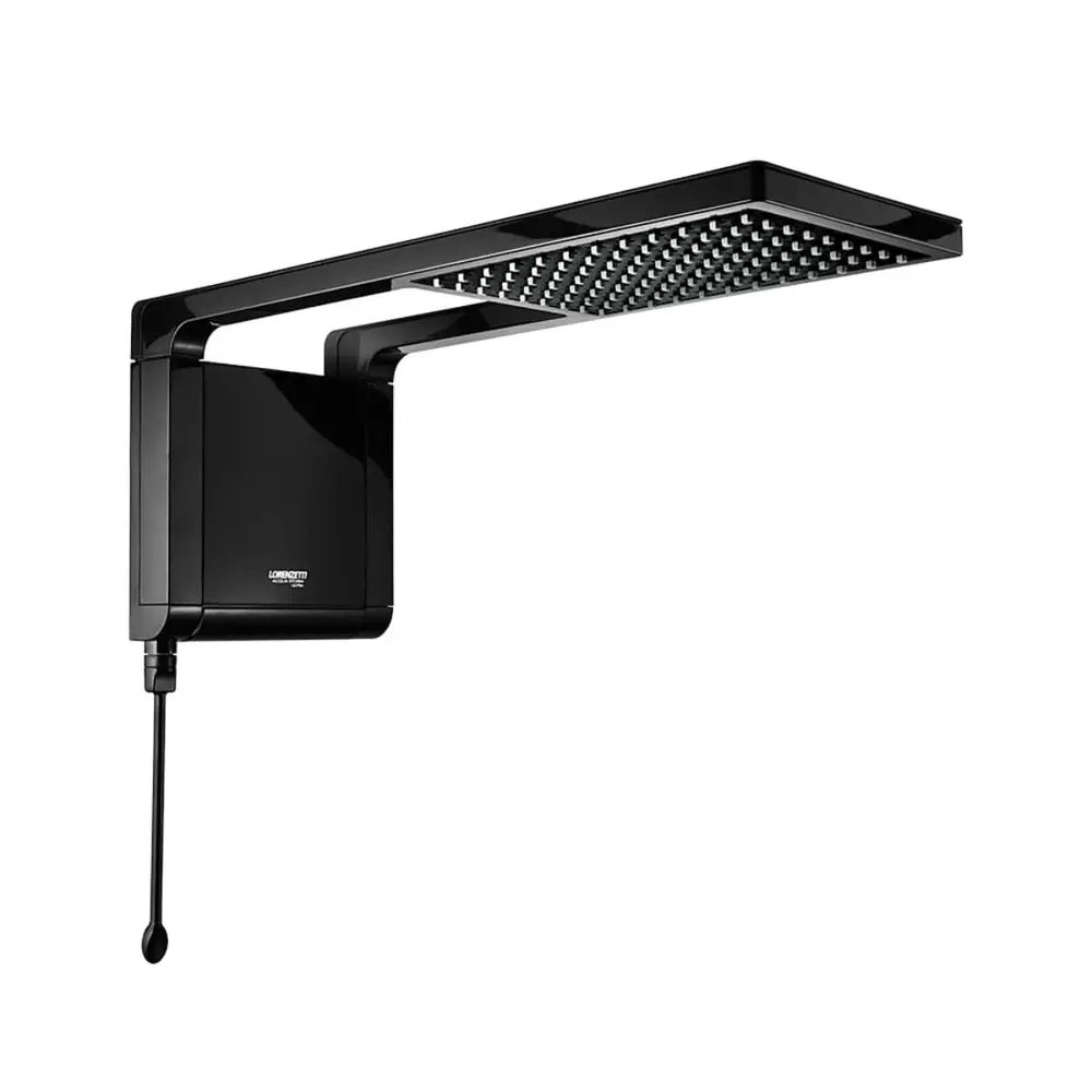 Chuveiro 220V Lorenzetti Acqua Storm Ultra Preto