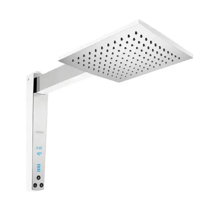 Chuveiro Digital Lorezetti Acqua Century 220V Branco - Cromado